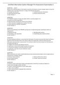 CIMS Pre-Assessment Examination C 