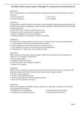 CIMS Pre-Assessment Examination B