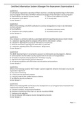 CIMS Pre-Assessment Examination A 