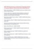 WGU D322 Introduction to Information Technology Section 5 Computer Software 58 Questions with Verified Answers&comma;100&percnt; CORRECT