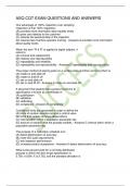 ASQ CQT EXAM QUESTIONS AND ANSWERS