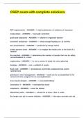 CSEP exam with complete solutions&period;