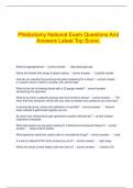  Phlebotomy National Exam Questions And Answers Latest Top Score&period;