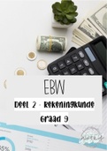 Graad 9&lowbar;Ekonomiese en Bestuurswetenskappe &lbrack;EBW&rsqb; Deel 2 &colon; Rekeningkunde Opsommings
