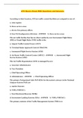 ATC Basics Exam With Questions and Answers