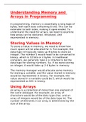 Understanding Memory and Arrays in Programming