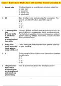 Exam 1 Brain Story MODs Test with Verified Answers Graded A&plus;
