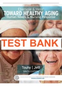  TEST BANK for Ebersole and Hess Toward Healthy Aging 9th edition complete