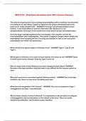 BPS 2110 - Final Exam Questions And 100&percnt; Correct Answers 