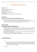 TEFL Assignment 3 - Reading Lesson Plan [TOPIC ON SOCIAL MEDIA USE] RECENT MATERIAL
