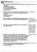 NURS 8022 ADVANCED PATHOPHYSIOLOGY FINAL EXAM LATEST 2024 COMPLETE REAL EXAM QUESTIONS AND CORRECT ANSWERS&vert;AGRADE