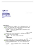 NURS-6521 Advanced Pharmacology week 11 / final exam /midterm /week 6