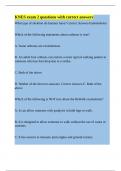 KNES exam 2 questions with correct answers&period;