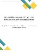 2023 HESI PHARMACOLOGY RN 50 OUT OF 55 SCREENSHOTS QUESTION ONLY TEST BANK RN A+ GUARANTEED PASSING SCORE!