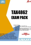 TAX4862 EXAM PACK 2023