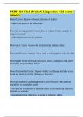 NURS 414&colon; Final &lpar;Weeks 6-12&rpar; questions with correct answers