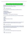 Annual Security Refresher 2023