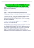 Operations Security &lpar;OPSEC&rpar; Annual Refresher Course - JKO Post Test