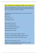 WSU N414 Exam 2 Questions With Correct Answers&period;