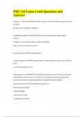 IME 144 Exam 4 with Questions and Answers