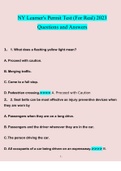 NY Learner's Permit Test &lpar;For Real&rpar;&period; questions verified with 100&percnt; correct answers