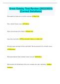 Great Gatsby Test Review &lpar;2022&sol;2023&rpar; &lpar;Correct Solutions&rpar;