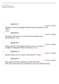 WST 371 Quiz 1 {25 Questions and Answers}