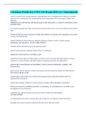Christian Worldview CWV-101 Exam 2023 &lpar;A&plus; Guaranteed&rpar;