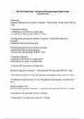 NR 566 Final Exam &ndash; Advanced Pharmacology Study Guide - Chamberlain