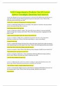 VATI Comprehensive Predictor Test 85 Correct Answer Greenlight&comma; Questions And Answers 2024&sol;2025 Updates
