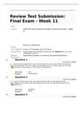 NURS 6512 Advanced Health Assessment.2023 Exam - Week 11/ final exam 