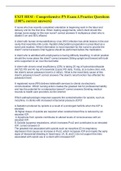 EXIT HESI - Comprehensive PN Exam A Practice Questions