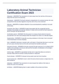 Laboratory Animal Technician Certification Exam 2023