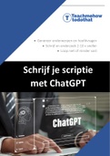 Schrijf je Scriptie met ChatGPT