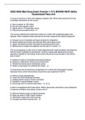 2023 HESI Med Surg Exam Version 1 &lpar;V1&rpar; BRAND NEW Q&As Guaranteed Pass w&sol;A