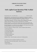 SAFe Agilist Exam Questions With Verified Answers&period;