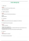 NUR 300 &lpar; LATEST 2024 &sol; 2025 &rpar; QUIZ &vert; GRADED A&plus; &vert;  PASSED &vert; NEW FULL EXAM ACTUAL