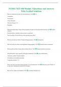 NURSG 5432 400 Module 3 Questions And Answers With Verified Solutions 