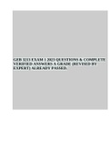 GEB 3213 Style Quiz 1 &ndash; Clarity and concision 25 Questions 2023&comma; GEB 3213 Final Exam Study Guide With Correct Answers &lpar;ALL ANSWERS PERFECTLY ANSWERED&rpar; And Graded & GEB 3213 EXAM 1 2023 QUESTIONS & COMPLETE VERIFIED ANSWERS A GRADE &lpar;REVISED BY EXPERT&rpar; ALRE