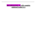 2019 HESI EXIT V1 with complete  solution&lpar;Graded A&plus;