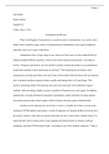 Essay English Composition I (ENG101) 