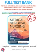 Test Bank For Medical-Surgical Nursing 10th Edition By Donna Ignatavicius, M. Linda Workman 9780323612425 Chapter 1-69 Complete Guide .