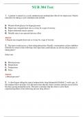 NUR 304 &lpar; LATEST 2024 &sol; 2025 &rpar; TEST &vert; A&plus;&plus; EXAM WITH ALL NEW QS & AS - GUARANTEED PASS&excl;