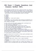 304 Exam 1 Chapter Questions And Answers Verified 100&percnt;