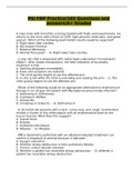 PSI FNP Practice&sol;165 Questions and answers&sol;A&plus; Graded