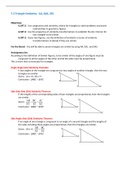 ANGLES AND SIDES TEST MATH