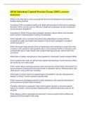 HESI Infection Control Practice Exam