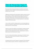 NRSG 106- Pharmacology-Chapter 39-NCLEX Review Questions and Answers