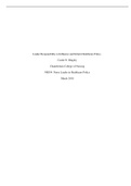 Week 5 Leader Responsibility to Influence and Inform Healthcare Policy&period;