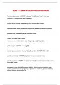 NURS 115 EXAM 4 QUESTIONS AND ANSWERS